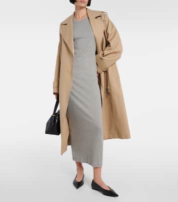 Midikleid aus einem Baumwollgemisch | Toteme