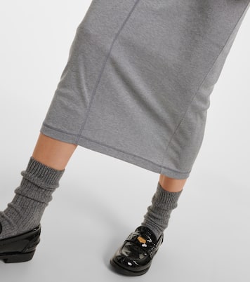 Gonna midi in seta | Miu Miu