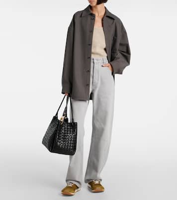 Baskets Orbit en résille et daim | Bottega Veneta