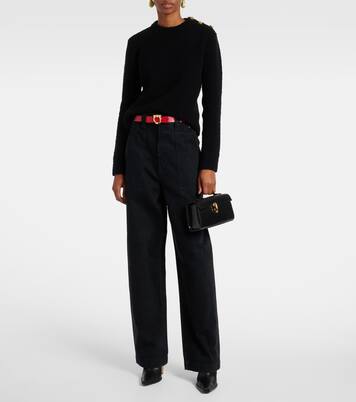 Tote Symmetry Pochette aus Leder | Savette