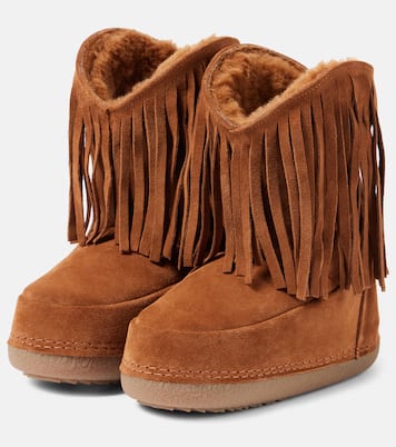 Botas de nieve Cowboy Fringes de ante | Inuikii