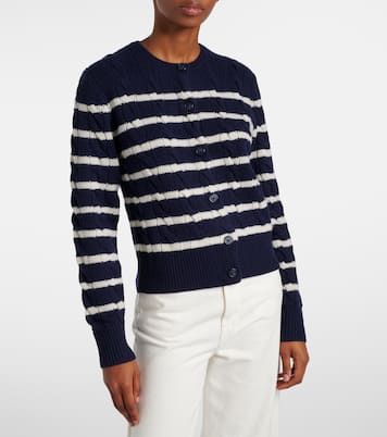 Cárdigan de cachemir y lana a rayas | Polo Ralph Lauren