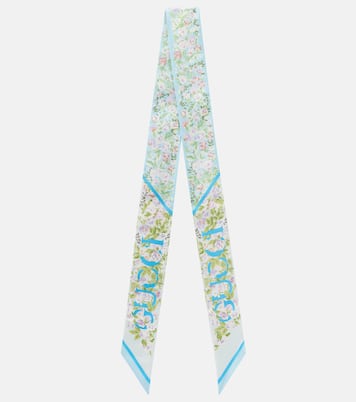 Foulard en soie à fleurs | Gucci