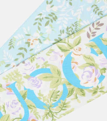 Foulard en soie à fleurs | Gucci