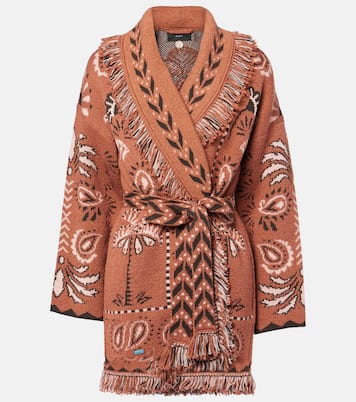 Wild Wonder Foulard wool and cotton cardigan | Alanui
