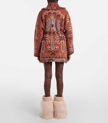 Wild Wonder Foulard wool and cotton cardigan | Alanui