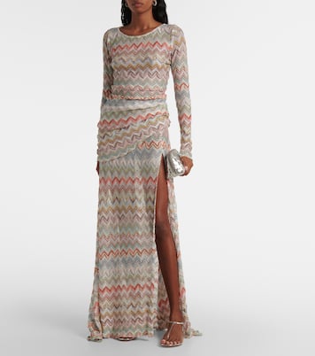 Minikleid aus Häkelstrick | Missoni