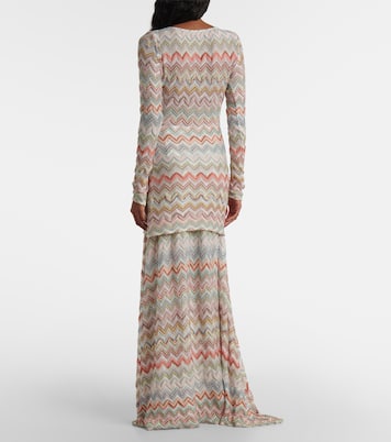 Minikleid aus Häkelstrick | Missoni