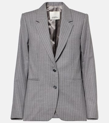 Blazer Reva in lana a righe | Isabel Marant