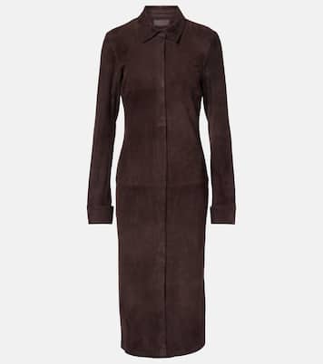 Abito midi Becky in suede | Stouls
