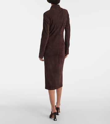 Abito midi Becky in suede | Stouls