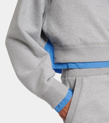 Polo cropped in cotone | Miu Miu