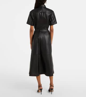 Robe chemise Kiera en cuir | Altuzarra