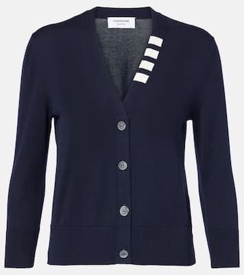 Cárdigan 4-Bar de algodón | Thom Browne