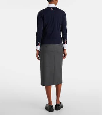 Cárdigan 4-Bar de algodón | Thom Browne