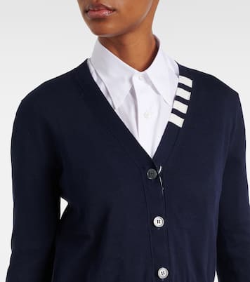Cárdigan 4-Bar de algodón | Thom Browne