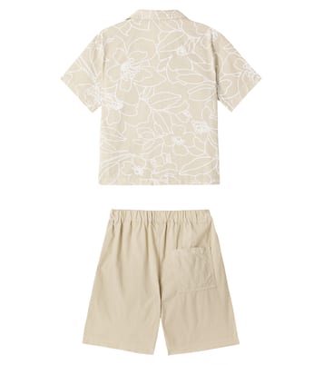 Camicia e shorts in misto cotone | Il Gufo