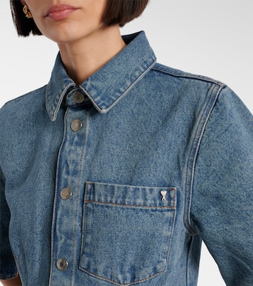 Ami De Cœur denim shirt dress | Ami Paris