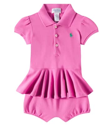 Bebé - mono de algodón con péplum | Polo Ralph Lauren Kids