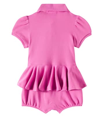 Bebé - mono de algodón con péplum | Polo Ralph Lauren Kids
