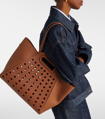 L' Airess MM leather tote bag | Delvaux