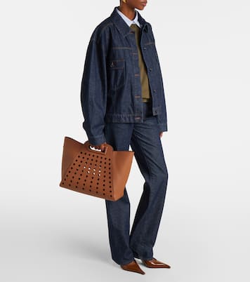 L' Airess MM leather tote bag | Delvaux