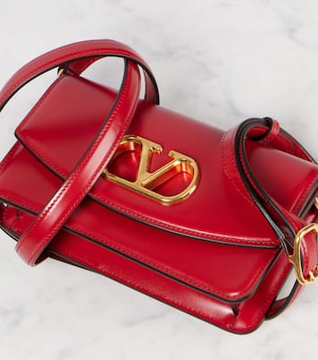 Clutch Vain VLogo Small aus Leder | Valentino Garavani
