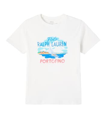 Printed cotton jersey T-shirt | Polo Ralph Lauren Kids