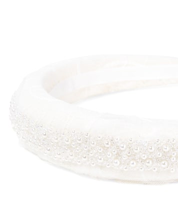 Embellished lace headband | Self-Portrait Kids