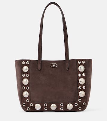 Shopper Nellcôte Small in suede | Valentino Garavani