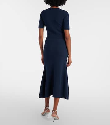 Asymmetric printed midi skirt | Erdem