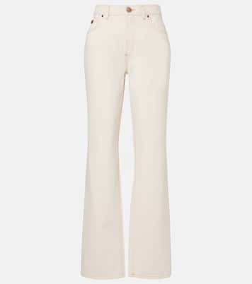 Jeans rectos de tiro alto | Tod's