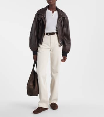Jeans rectos de tiro alto | Tod's