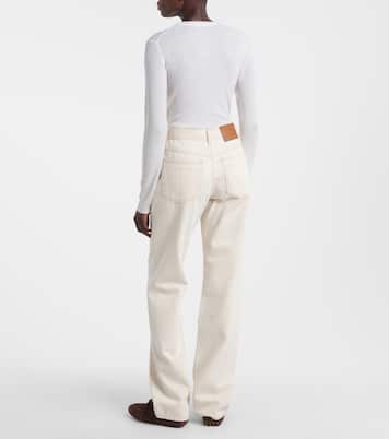 Jeans rectos de tiro alto | Tod's