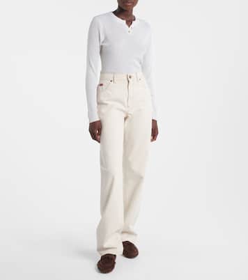 Jeans rectos de tiro alto | Tod's