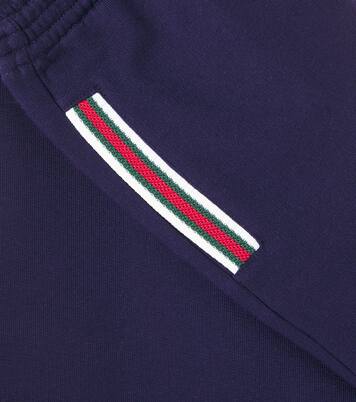 Web Stripe棉质运动裤 | Gucci Kids