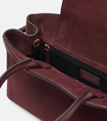 Tote Bag New York Midi aus Veloursleder | DeMellier