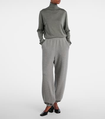Pantaloni sportivi Liyana in cashmere | The Row