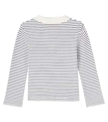 Juanna striped cotton polo shirt | Bonpoint