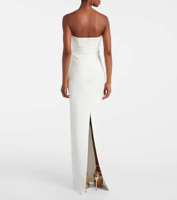 Robe longue de mariée en crêpe | Roland Mouret