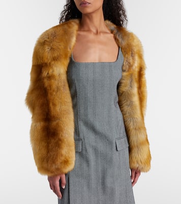 Cropped shearling jacket | Ferragamo