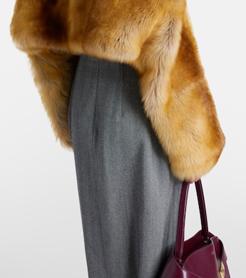 Cropped shearling jacket | Ferragamo