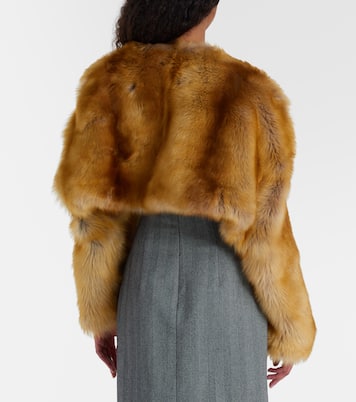 Cropped shearling jacket | Ferragamo
