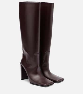 90 leather knee-high boots | Alaïa