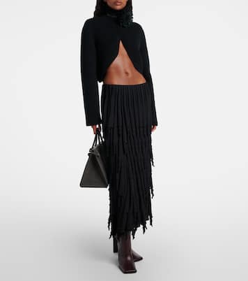 90 leather knee-high boots | Alaïa