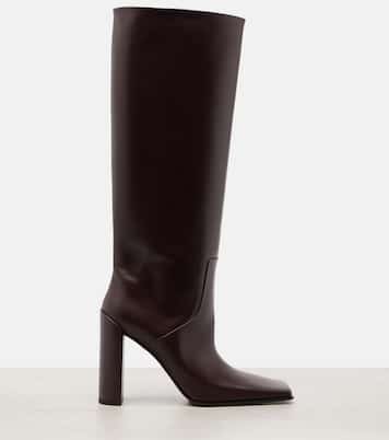 90 leather knee-high boots | Alaïa
