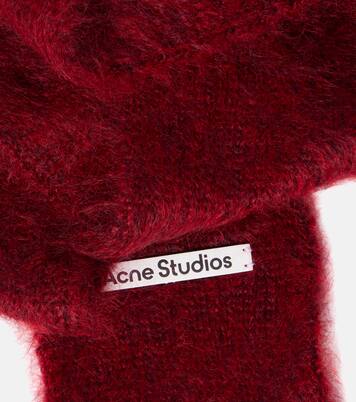 Kinna fringed mohair and wool scarf | Acne Studios