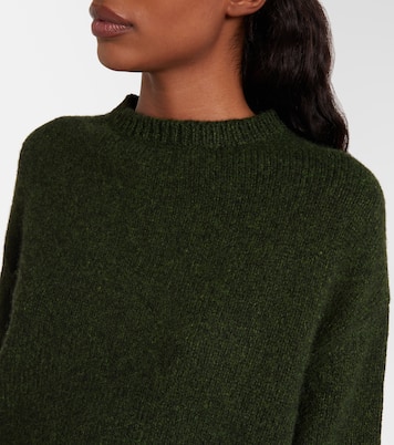 Sabina cropped cashmere sweater | Khaite