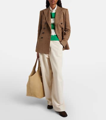 Polo Play Large suede tote bag | Polo Ralph Lauren