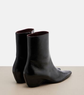 Leather ankle boots | Khaite